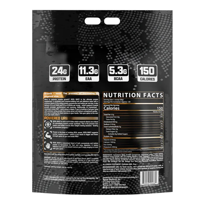 Nutrex 100% Whey Protein, 10lbs Protein Nutrex Research