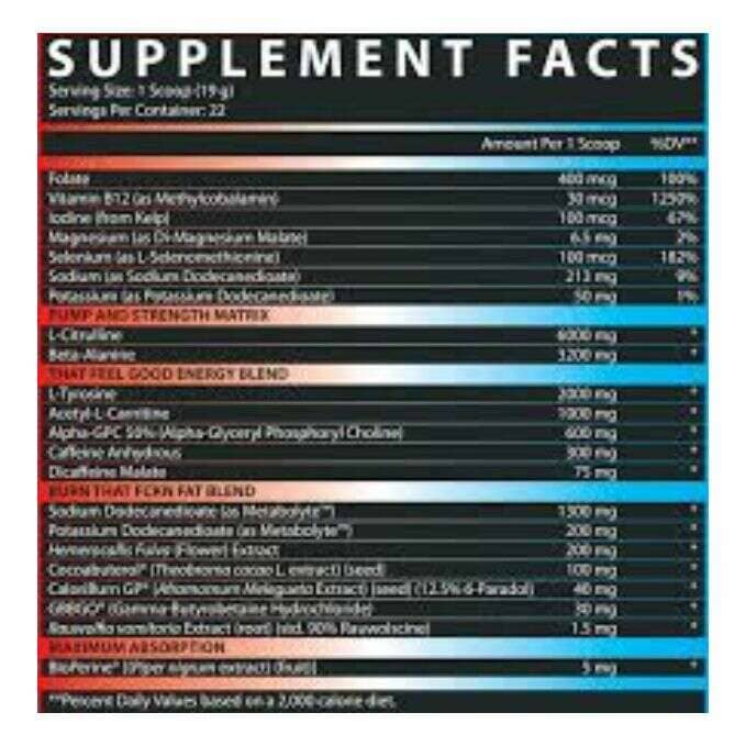 Nutrex OutLift Burn, 22 Servings CLEARANCE Nutrex Research
