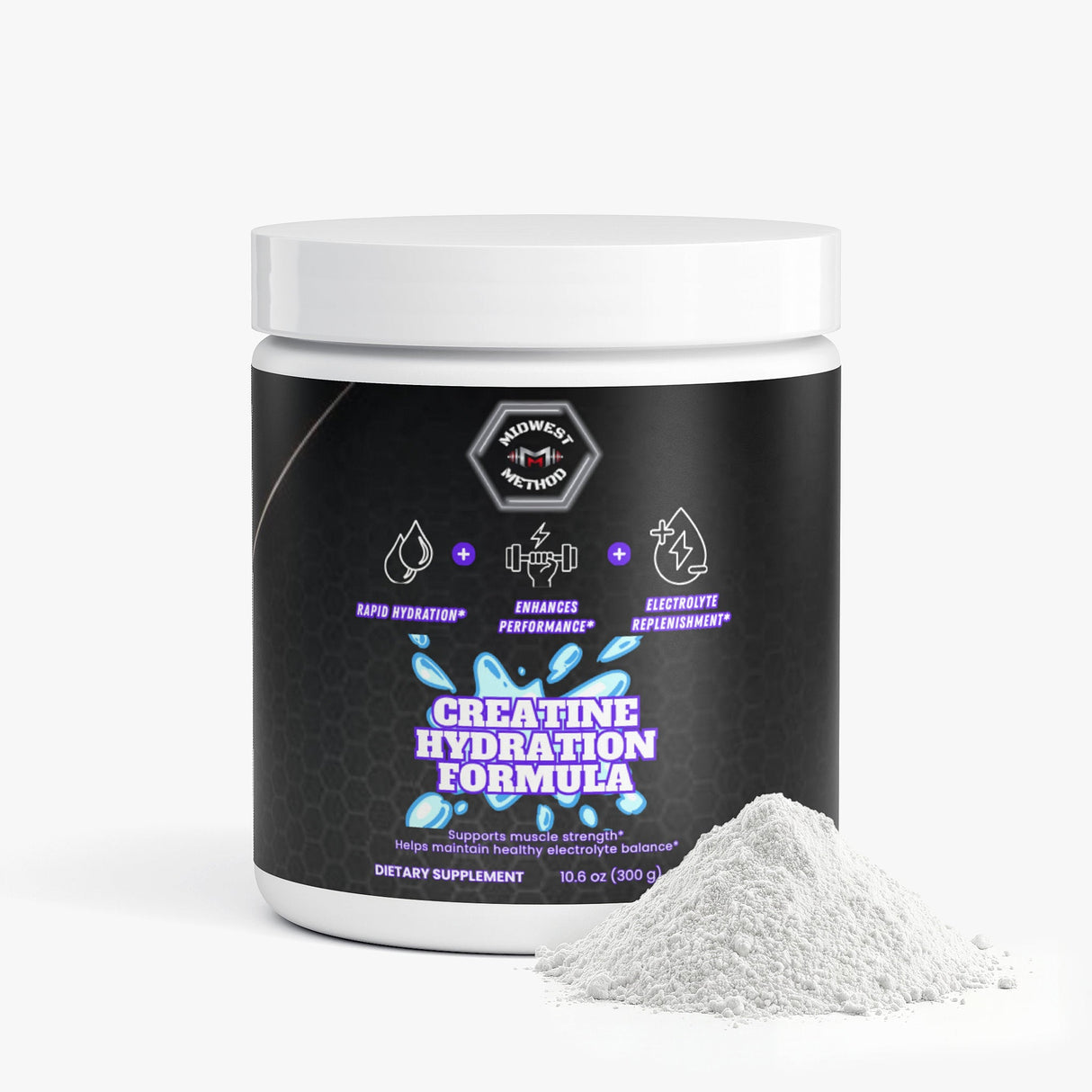 Midwest Method Creatine Hydration Formula - Lemon, 30 Servings
