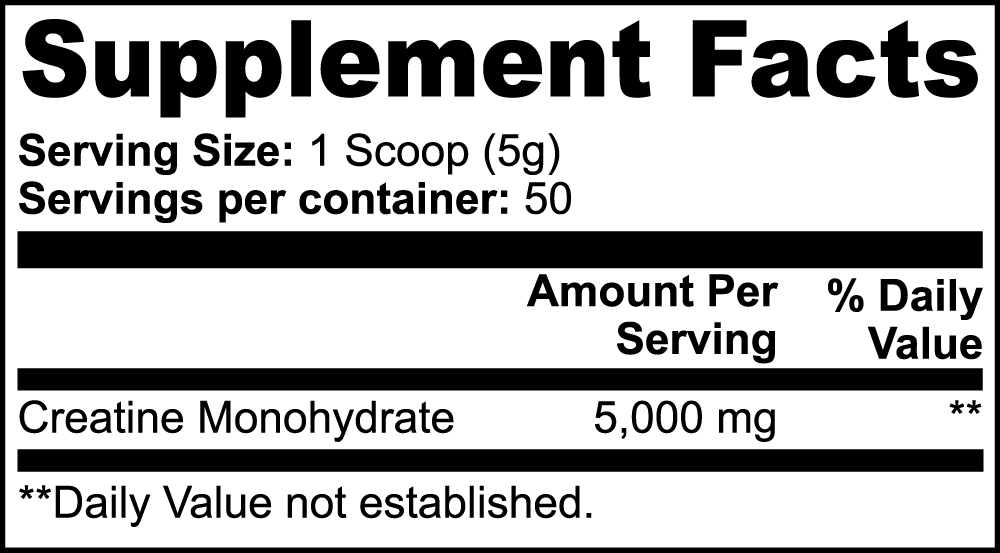 Midwest Method Creatine Monohydrate - Unflavored, 50 Servings