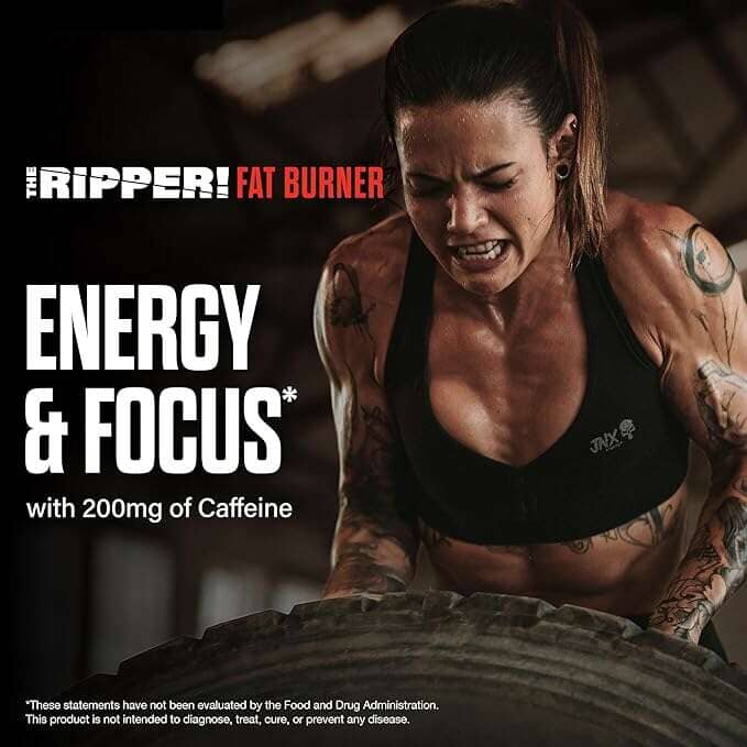 JNX Sports The Ripper! Fat Burner, 30 Servings Pre-Workout JNX Sports
