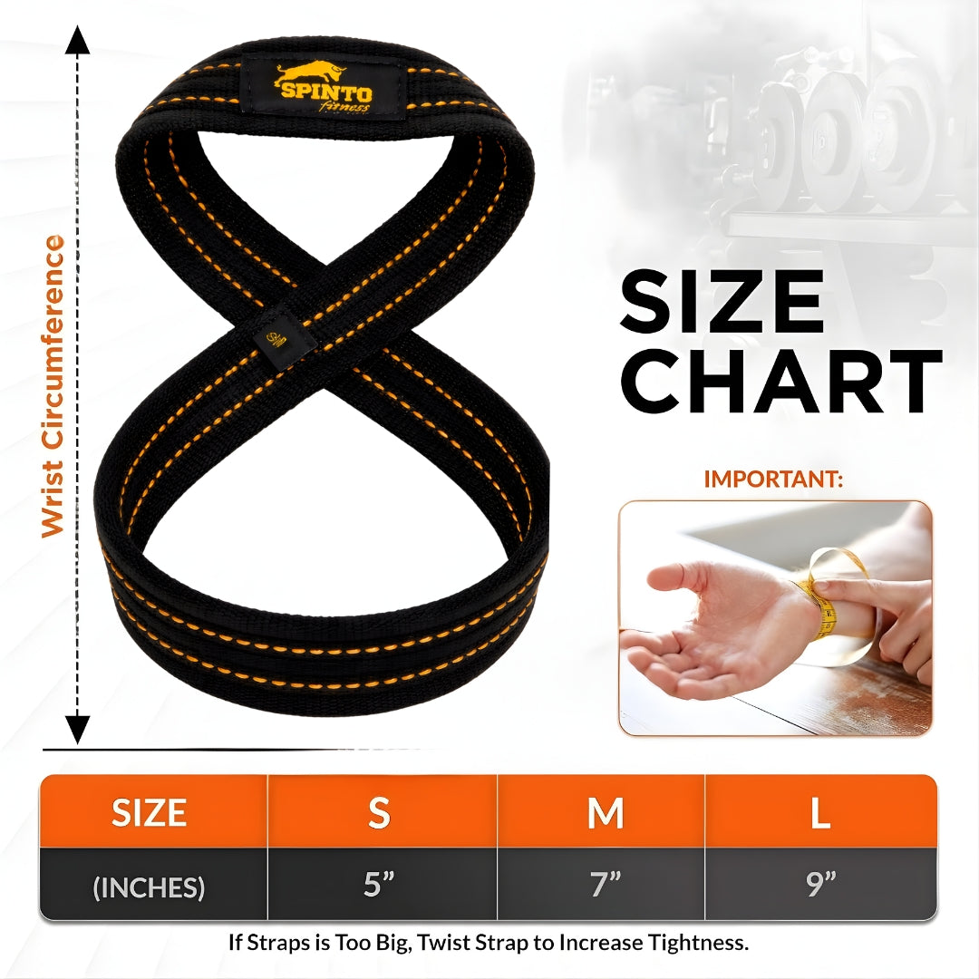 Figure 8 Lifting Straps | Lock In. Pull Heavy.