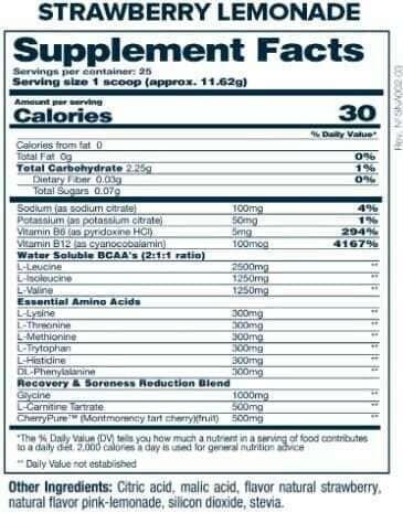 NF Sports Natural Amino 2.0, 25 Servings CLEARANCE NF Sports