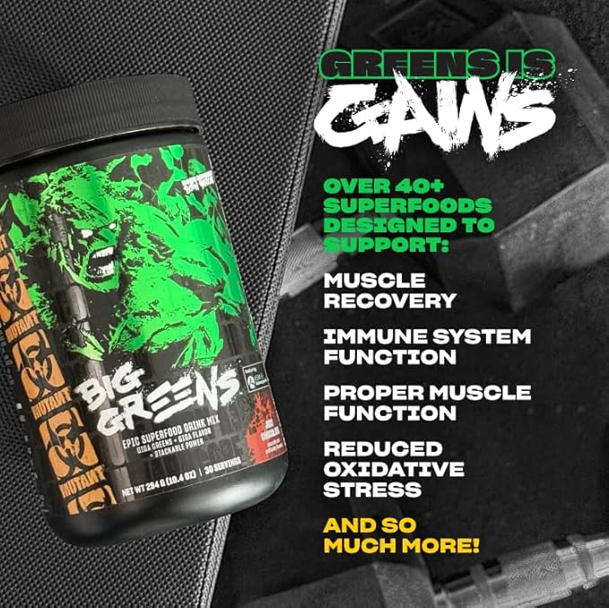 Mutant Big Greens, 2 x 30 Servings (Mix & Match)