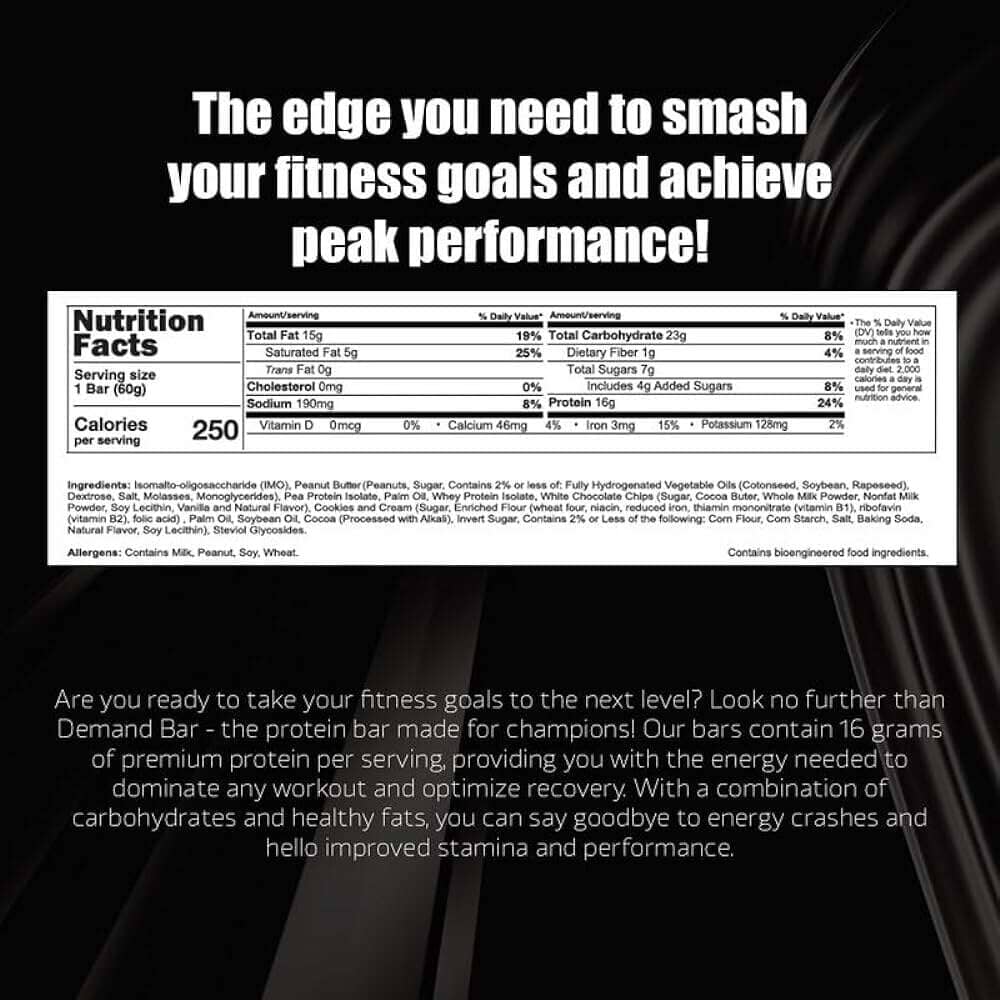 Controlled Labs Demand Protein Bars, 12 Pack (Limit 6) Bars, Cookies & Snacks Controlled Labs