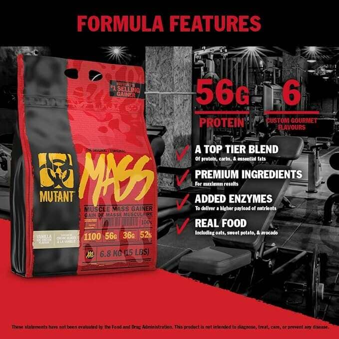 Mutant Mass Gainer, 5lbs Weight Gainer Mutant