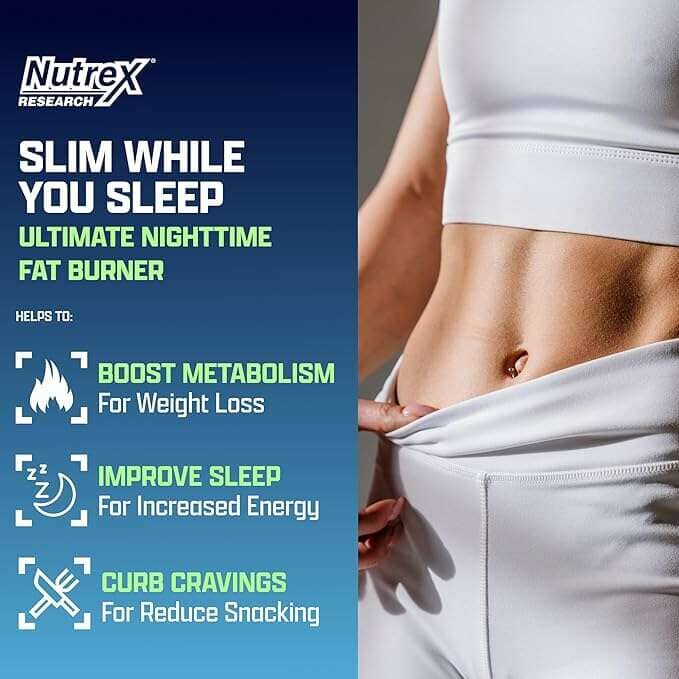 Nutrex LIPO-6 NightTime, 30 Caps Weight Loss Nutrex Research