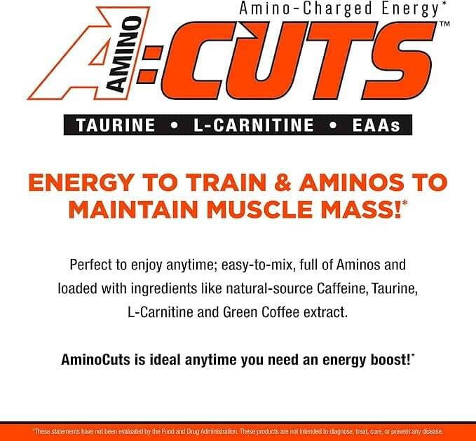 Allmax AminoCuts, 30 Servings BCAA | Amino Acids Allmax Nutrition