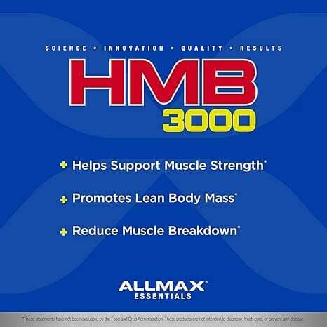 Allmax HMB 3000, 120 Veggie Caps BCAA | Amino Acids Allmax Nutrition