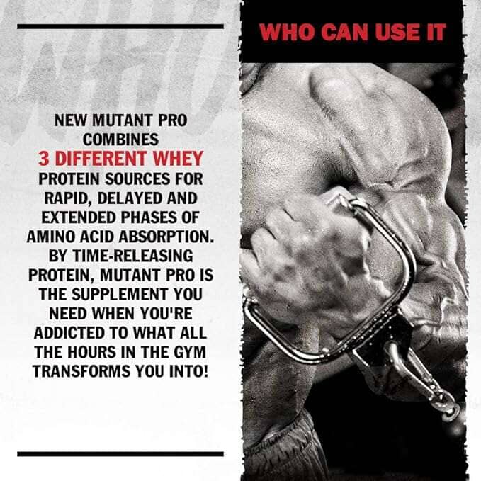 Mutant Pro Triple Whey Protein Powder, 5lbs - 70 Servings Protein Mutant