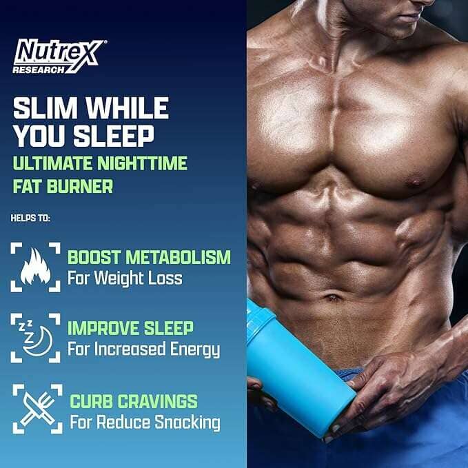 Nutrex LIPO-6 NightTime, 30 Caps Weight Loss Nutrex Research