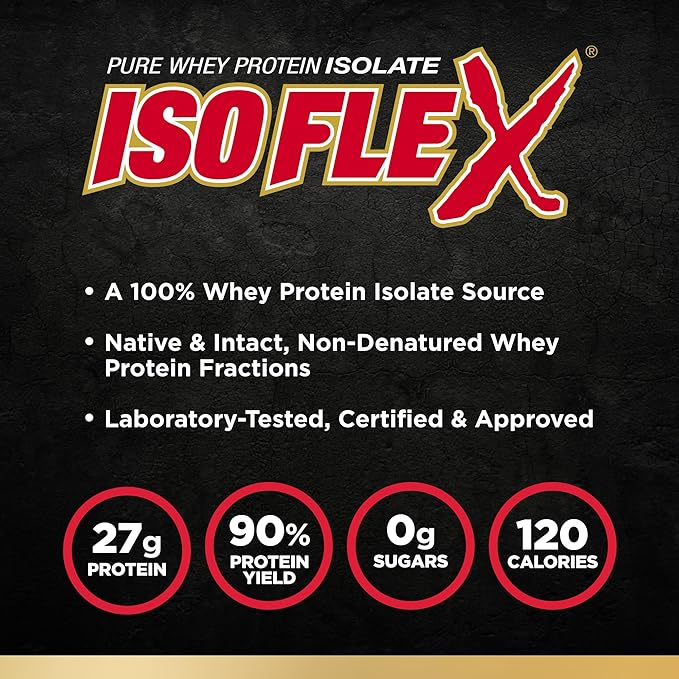 Allmax IsoFlex Whey Protein Isolate, 5lbs