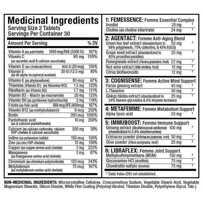 Allmax VitaForm Premium Multi-Vitamin For Women, 60 Tablets-30 Day Supply Vitamins | Herbs Allmax Nutrition