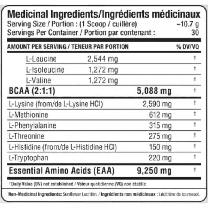 Allmax EAA, 30 Servings BCAA | Amino Acids Allmax Nutrition