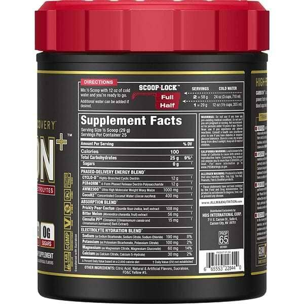 Allmax Carbion, 25 Servings CLEARANCE Allmax Nutrition