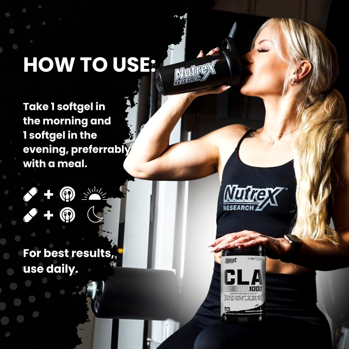 Nutrex CLA 1000, 90 SoftGels