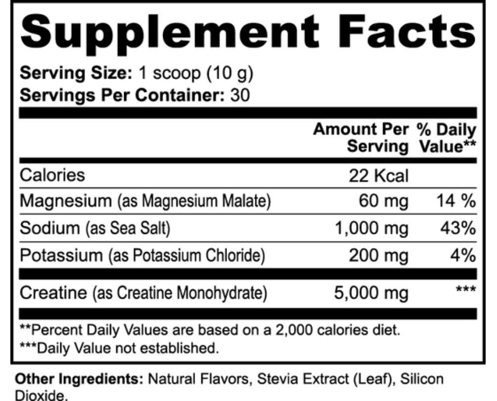 Midwest Method Creatine Hydration Formula - Lemon, 30 Servings