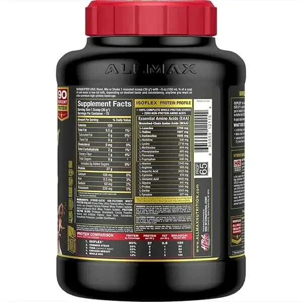 Allmax IsoFlex Whey Protein Isolate, 5lbs Protein Allmax Nutrition