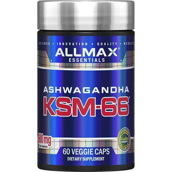 Allmax KSM-66, 60 Veggie Caps Pre-Workout Allmax Nutrition