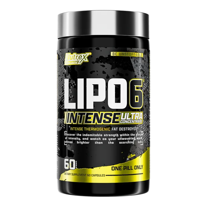 Nutrex LIPO-6 Intense Ultra Concentrate, 60 Caps Weight Loss Nutrex Research