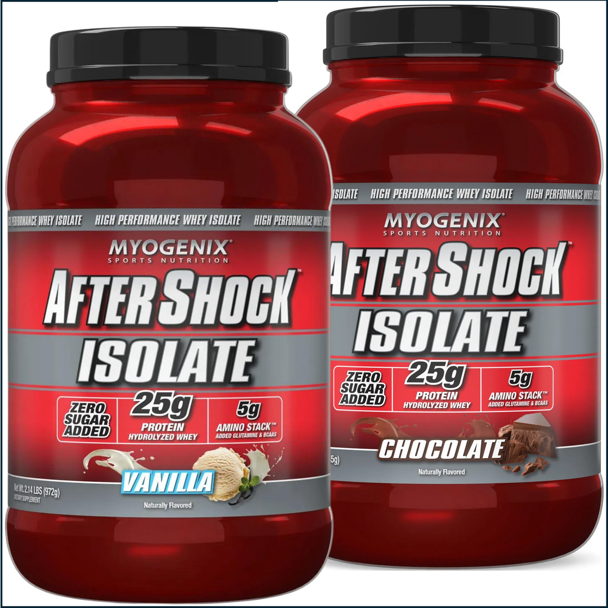 Myogenix AfterShock Isolate, 2 x 2lbs (Mix & Match)