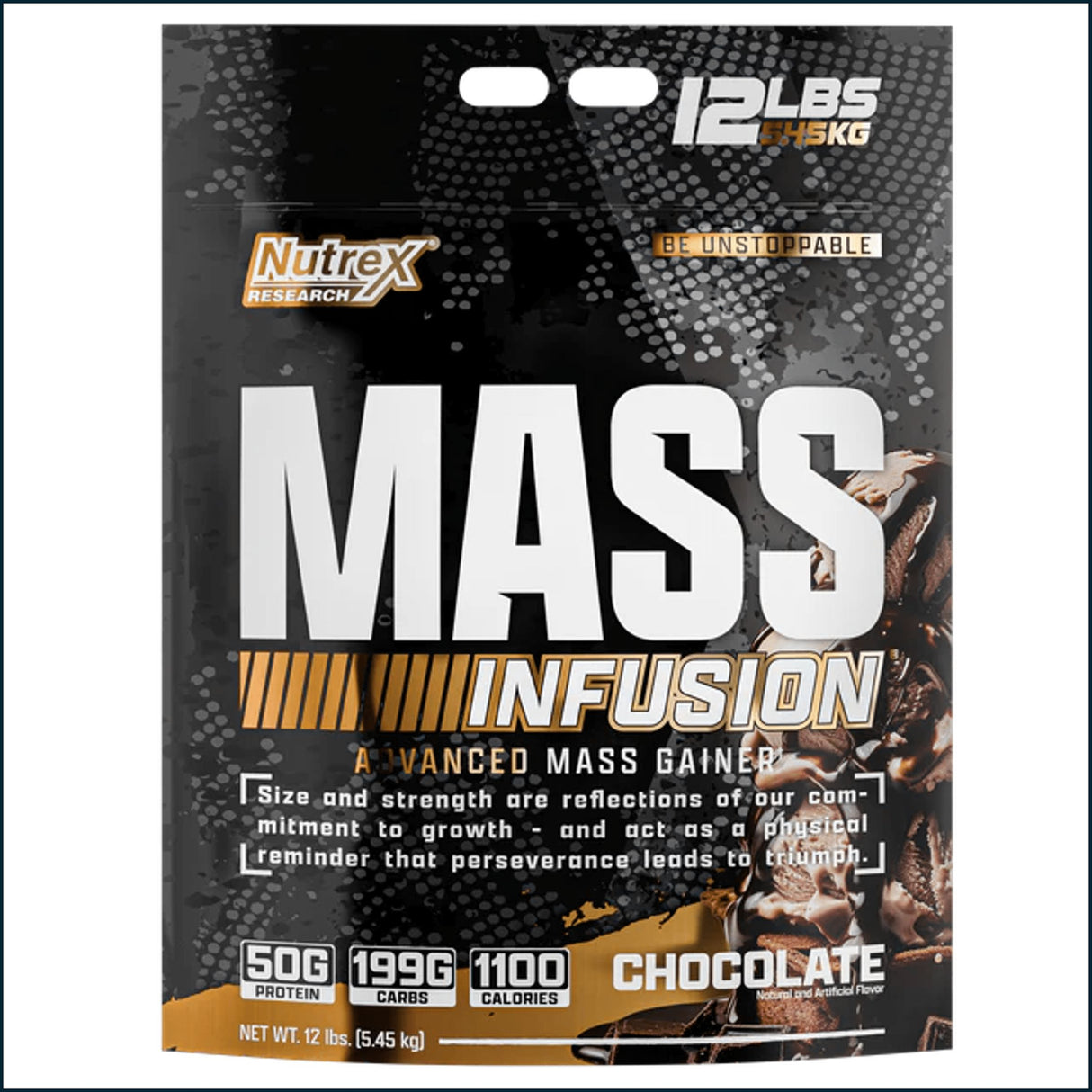 Nutrex Mass Infusion, 12lbs - 19 Servings Weight Gainer Nutrex Research