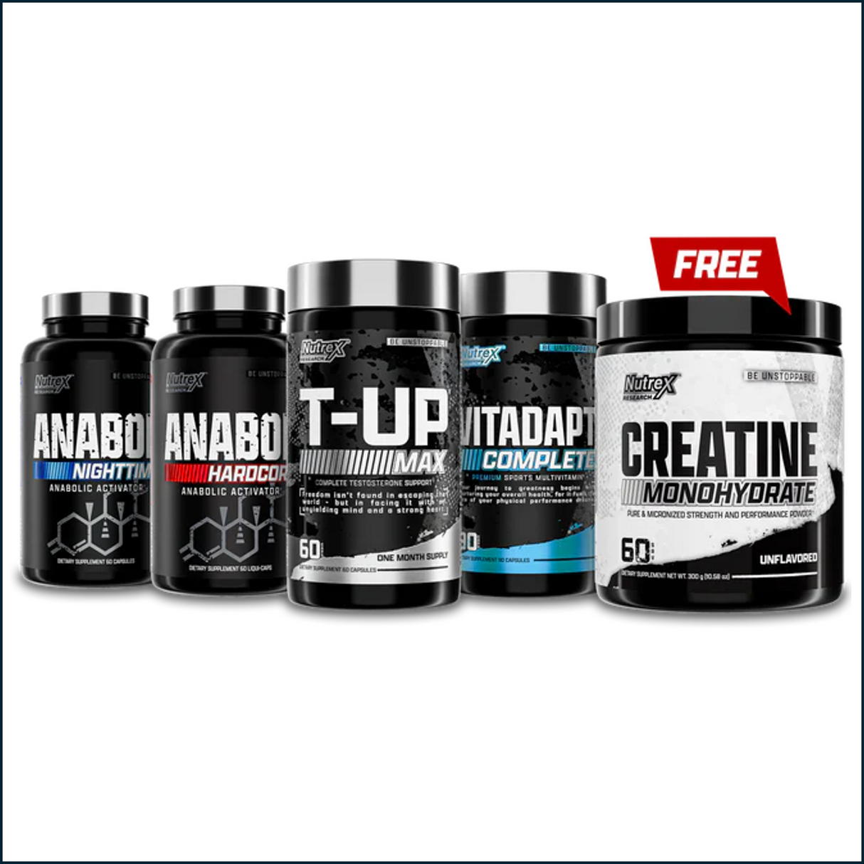 Nutrex Complete Testosterone Optimizing & Muscle Building Stack