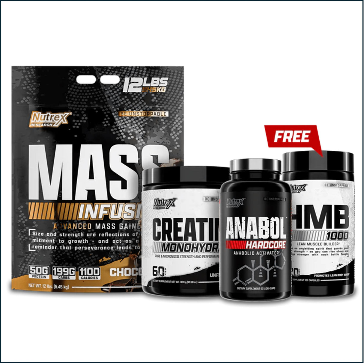 Nutrex XXL Mass Stack Combo Combo Deals - BOGO Nutrex Research