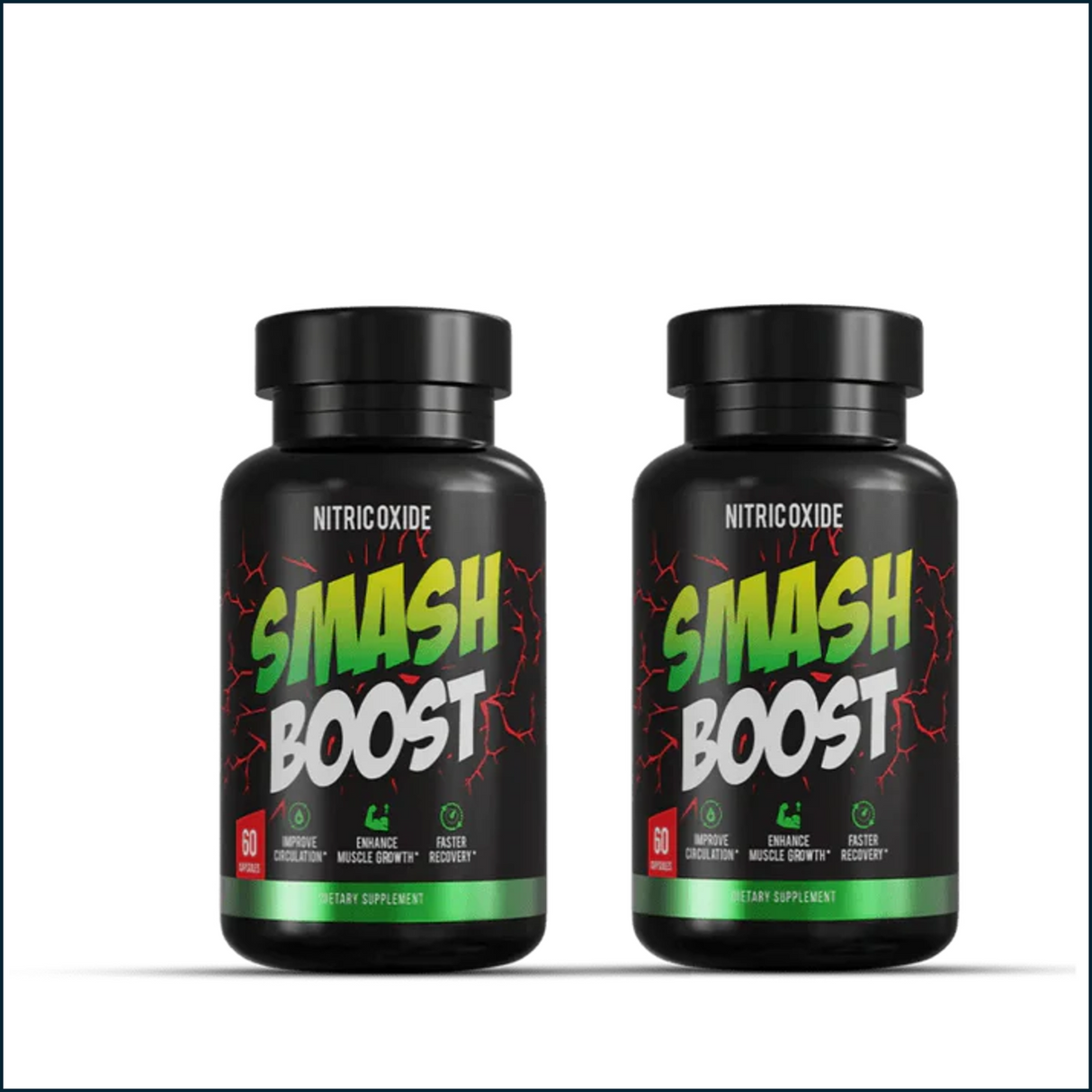 Smash Boost Nitric Oxide Booster, 2 x 60 Capsules
