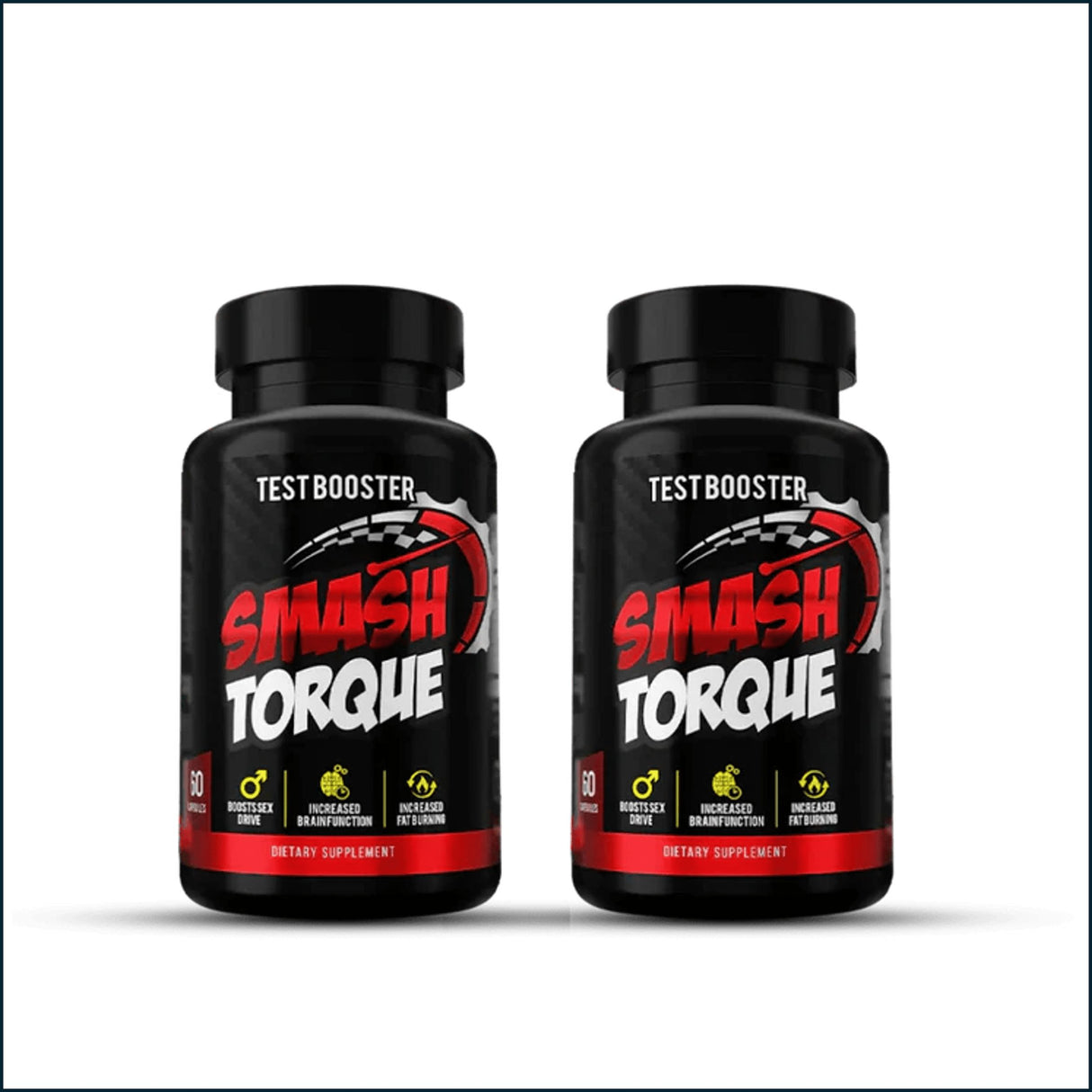 Smash Torque Testo Booster, 2 x 60 Capsules Testosterone Boosters Smash