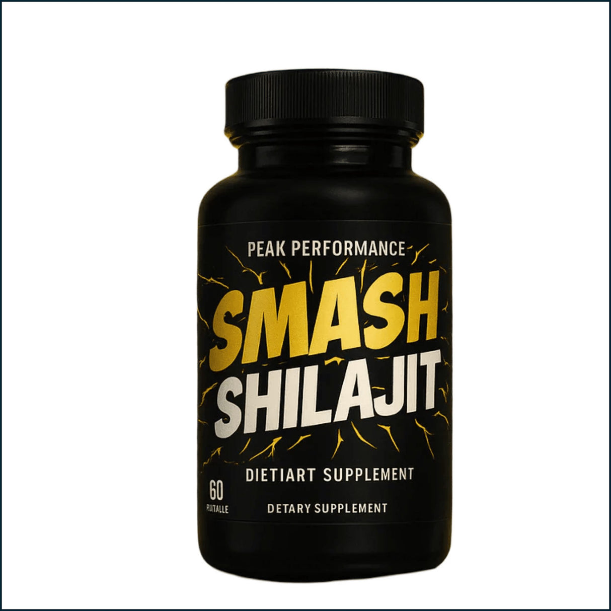 Smash Shilajit, 60 Capsules Testosterone Boosters Smash