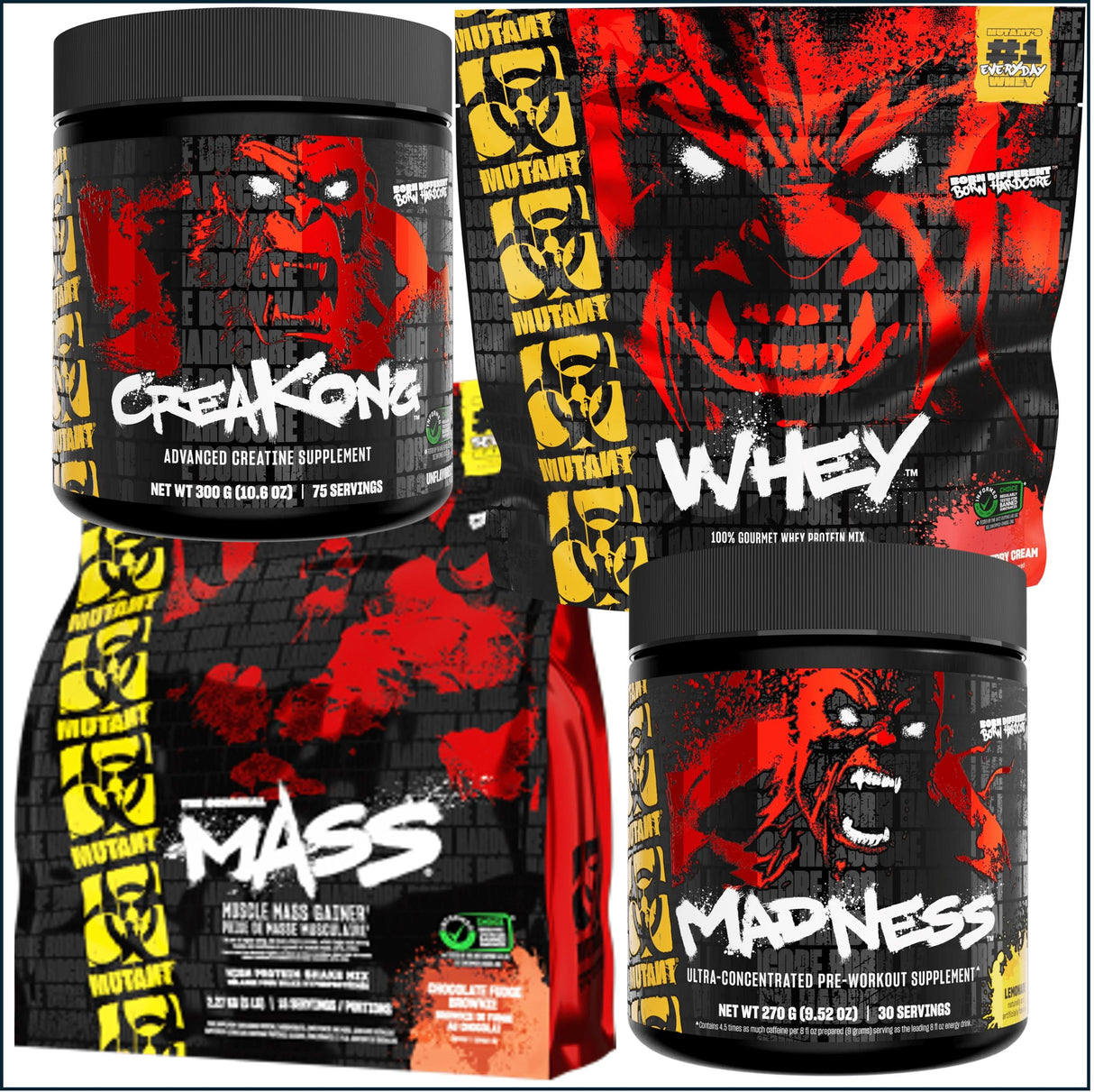 Mutant Born Hardcore Mass Stack Combo Deals - BOGO Mutant