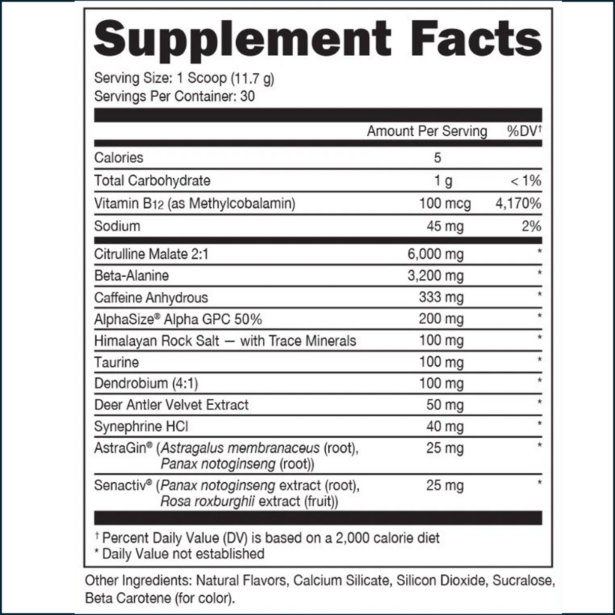 Bucked Up Woke AF Pre-Workout, 30 Servings