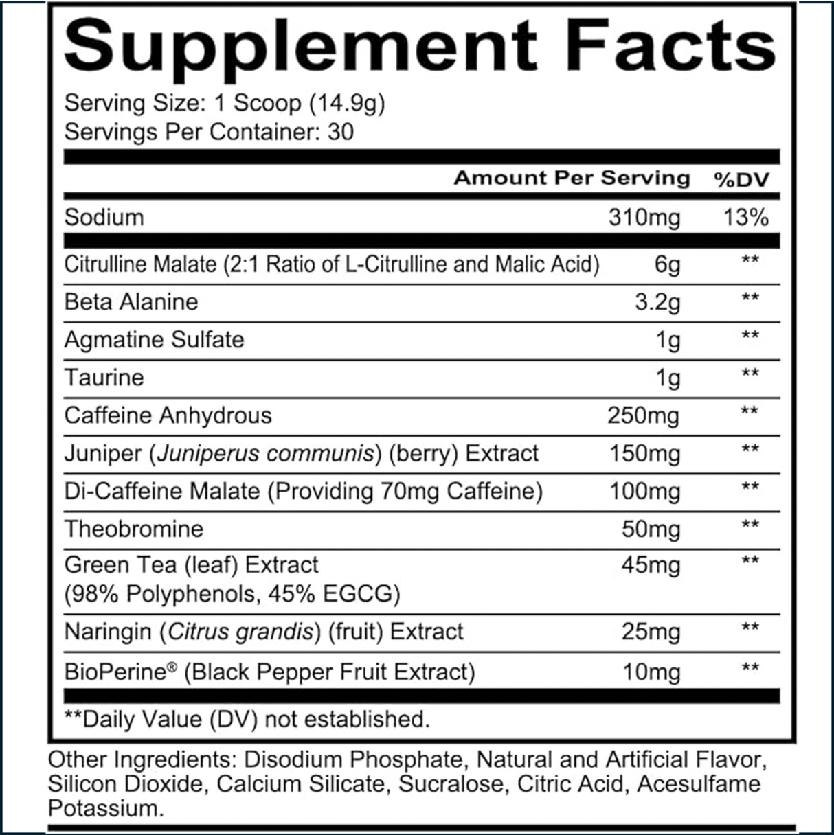 RedCon1 Total War - 30 Servings Pre-Workout RedCon1