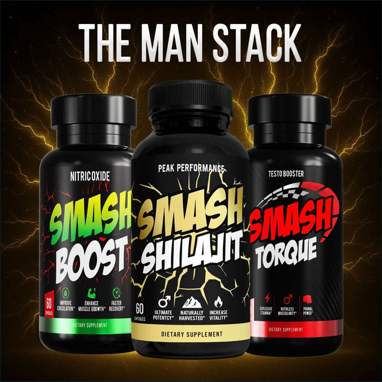 Smash, The Man Stack Testosterone Boosters Smash
