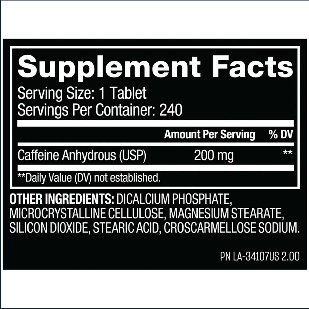 Mutant Caffeine, 240 tablets