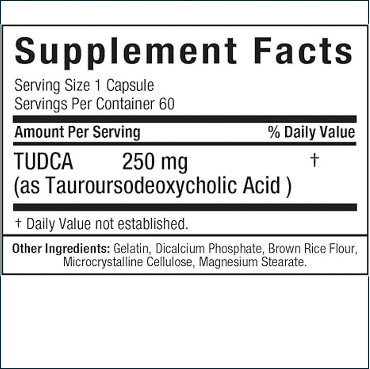 Allmax Tudca+ 250mg, 60 Capsules CLEARANCE Allmax Nutrition