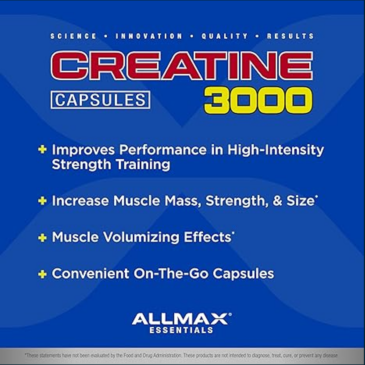 Allmax Creatine 3000, 120 Capsules