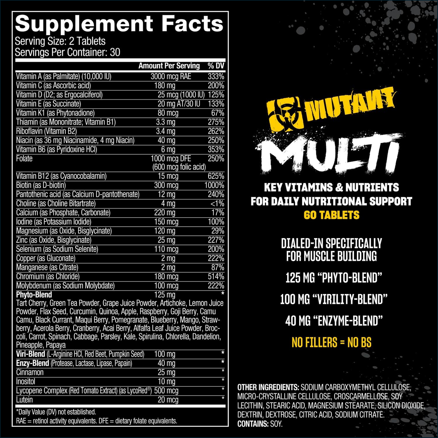 Mutant Multi, 2 x 60 Caplets