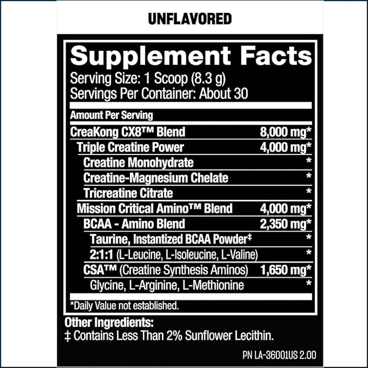 Mutant Creakong CX8 Creatine, 30 servings Creatine | Kre-Alkalyn Mutant