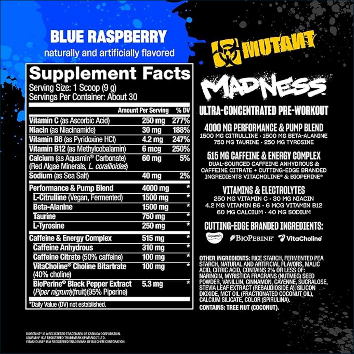 Mutant Madness, 3 x 30 Servings