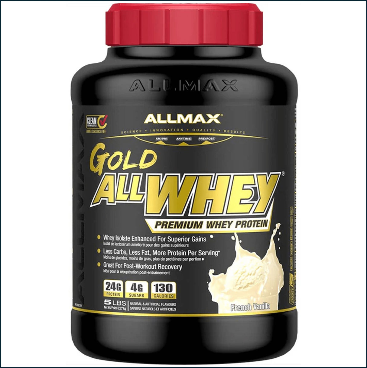 Allmax AllWhey Gold Whey Protein, 5lbs Protein Allmax Nutrition