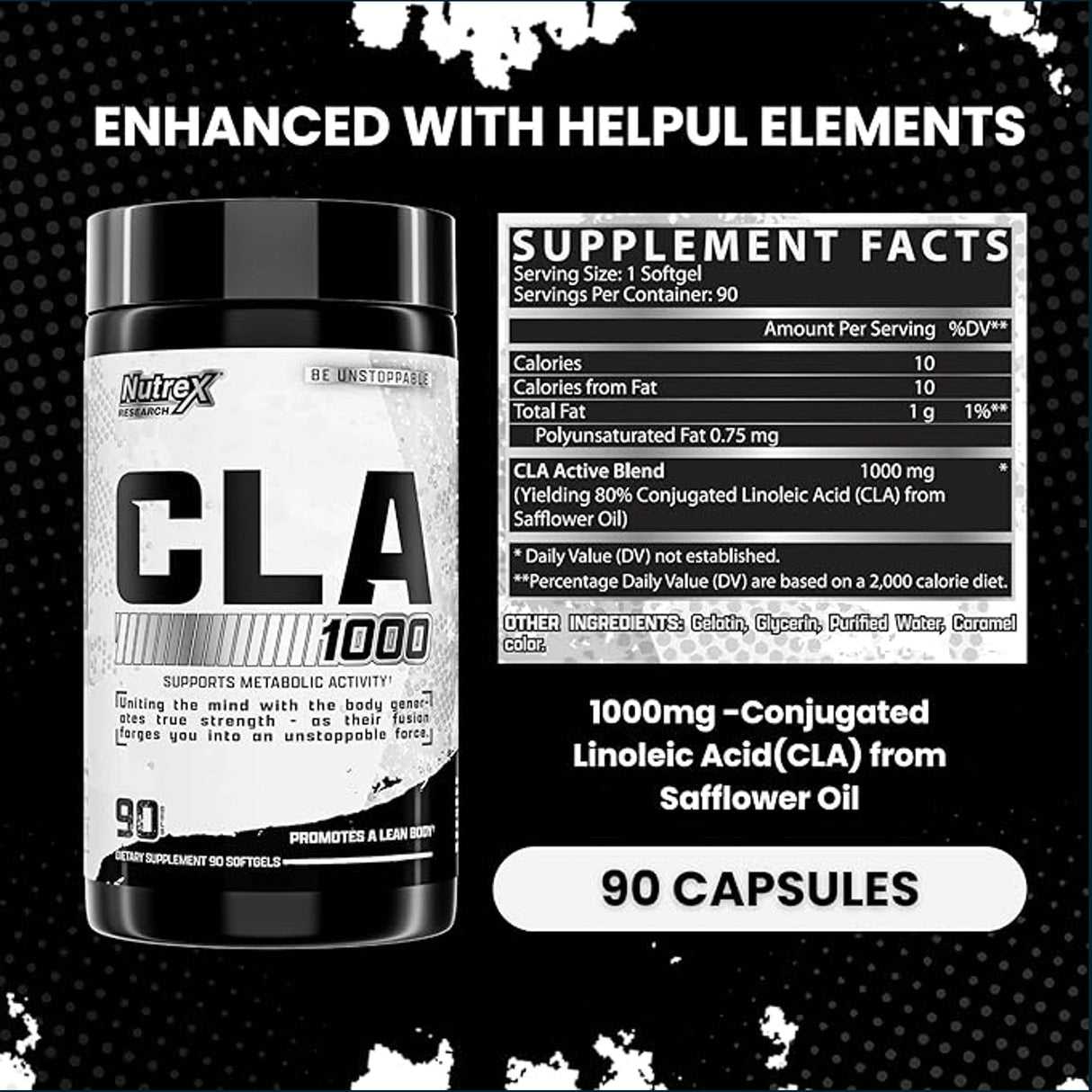 Nutrex CLA 1000, 90 Servings Weight Loss Nutrex Research