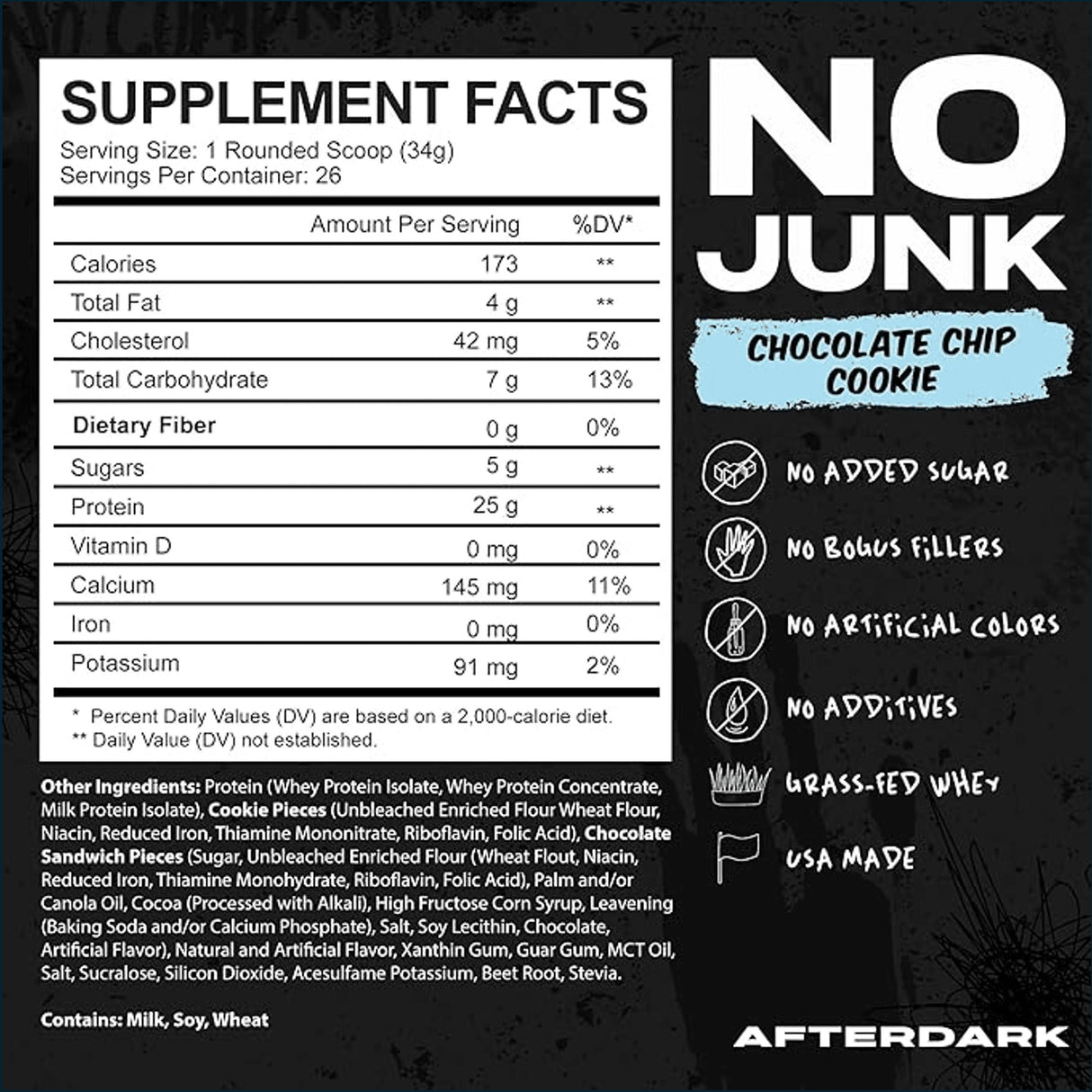 AfterDark Supps AfterBites Whey Protein, 2lbs Protein AfterDark Supplements