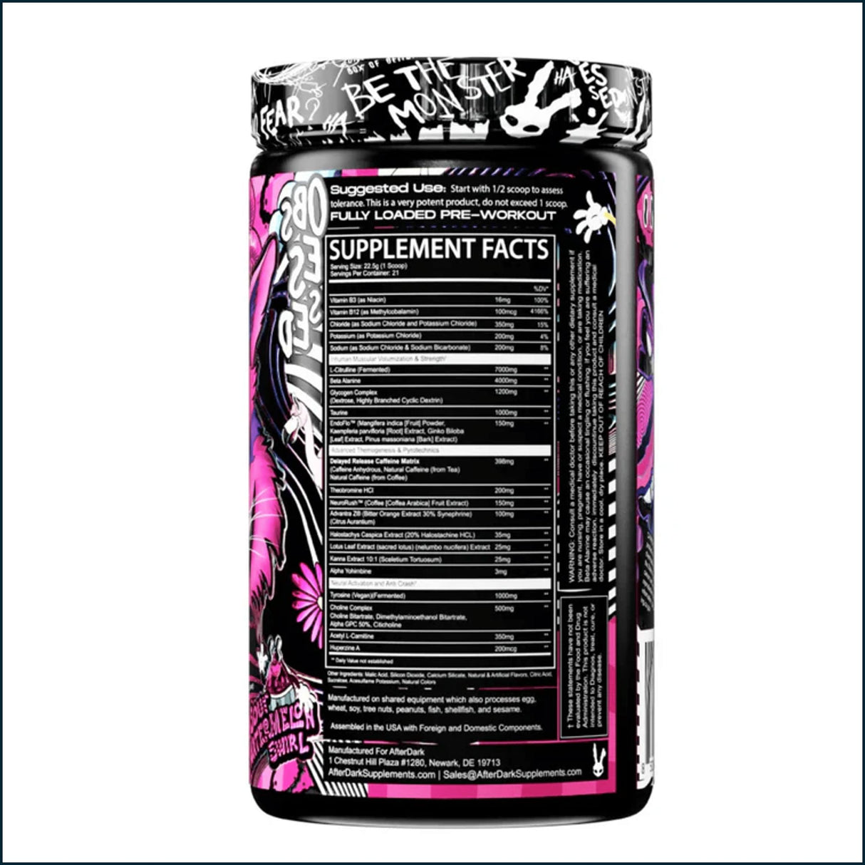 AfterDark Supps Void Extreme Pre-Workout, 21 Servings Pre-Workout AfterDark Supplements