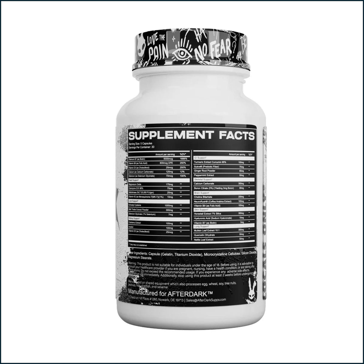 AfterDark Supps Organ X, 150 Caps Vitamins | Herbs AfterDark Supplements