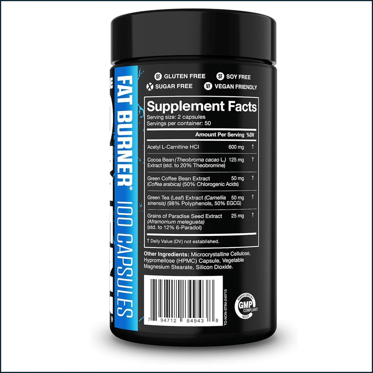 JNX Sports The Omen! Non-Stim Fat Burner, 100 Capsules Weight Loss JNX Sports