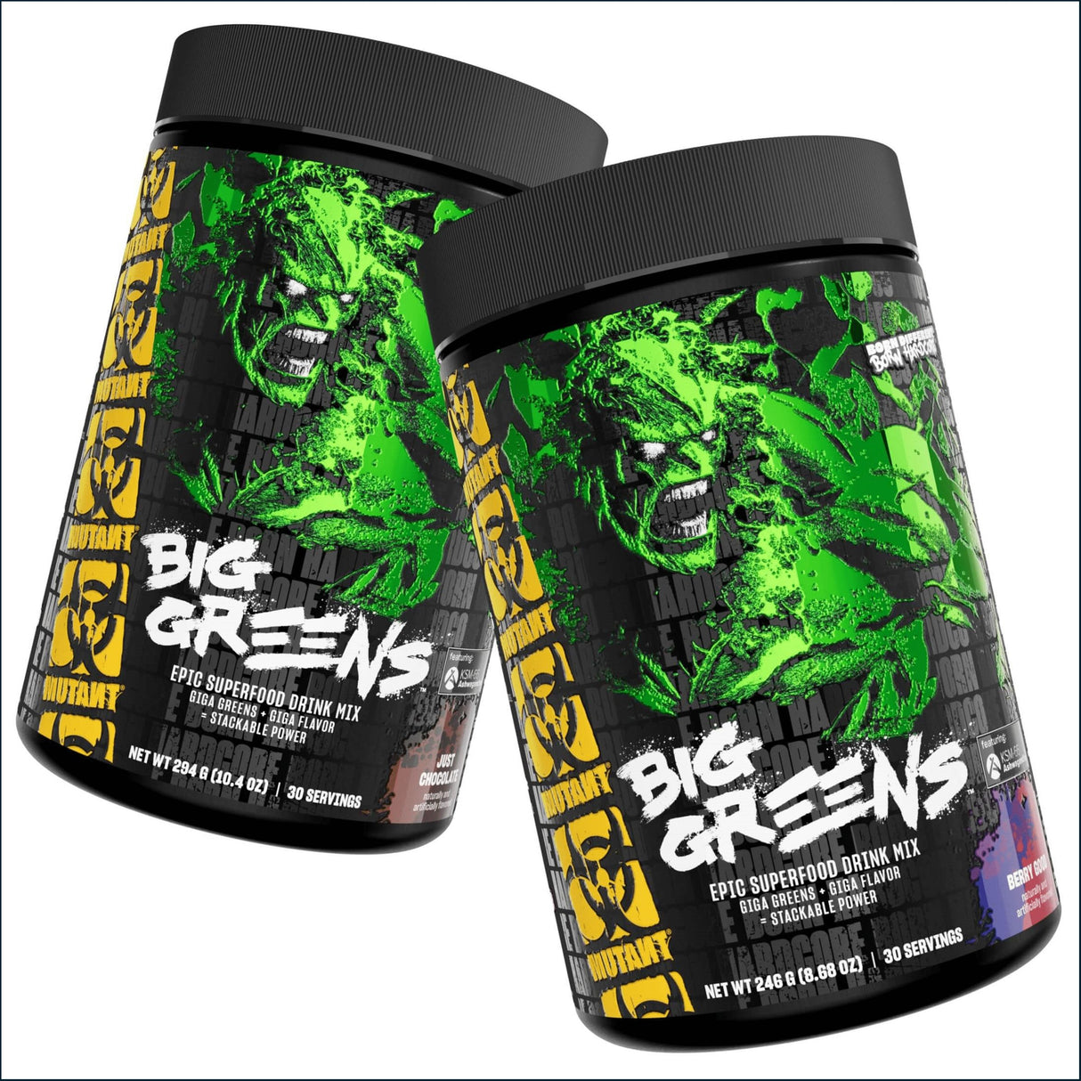 Mutant Big Greens, 2 x 30 Servings (Mix & Match) Combo Deals - BOGO Mutant