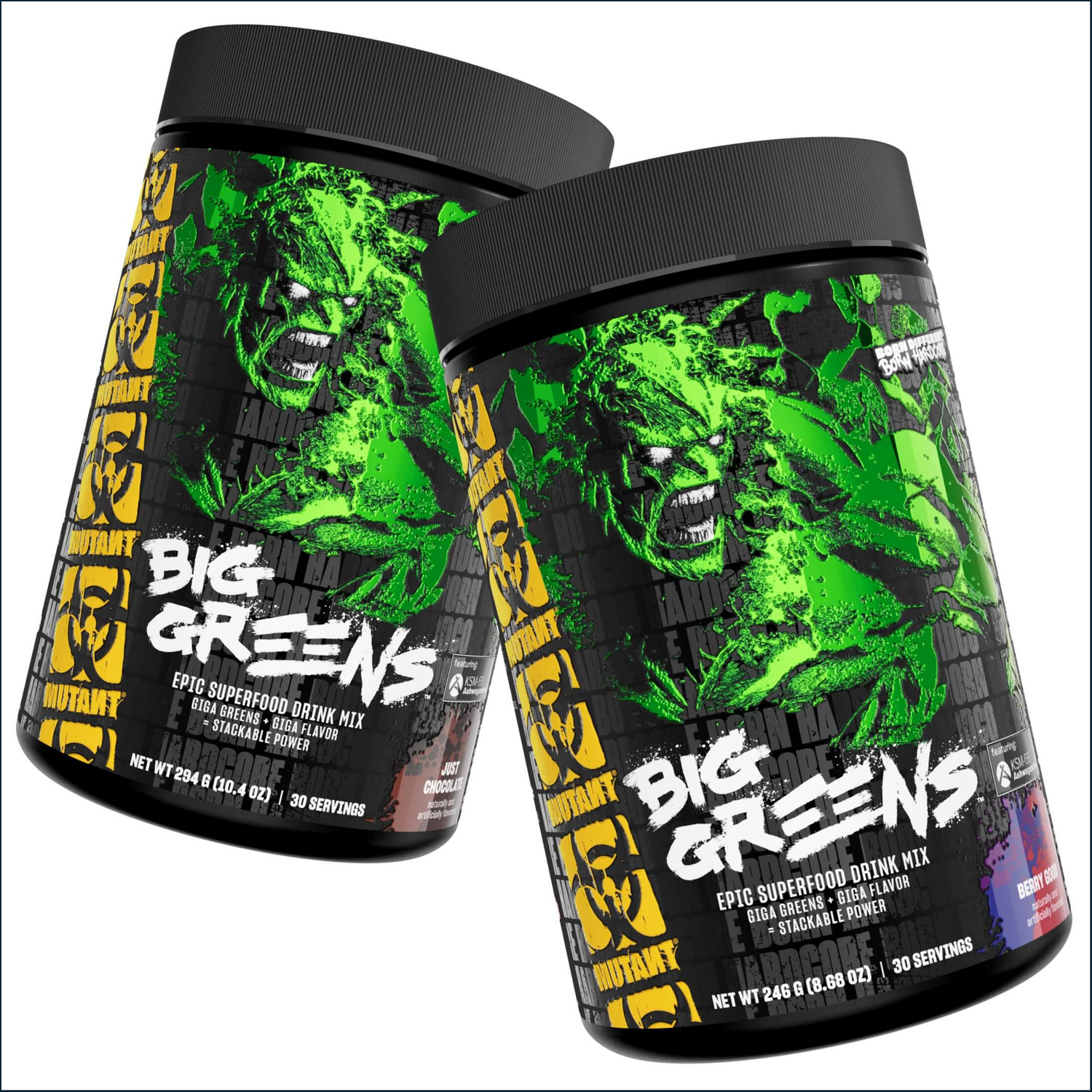 Mutant Big Greens, 2 x 30 Servings (Mix & Match)