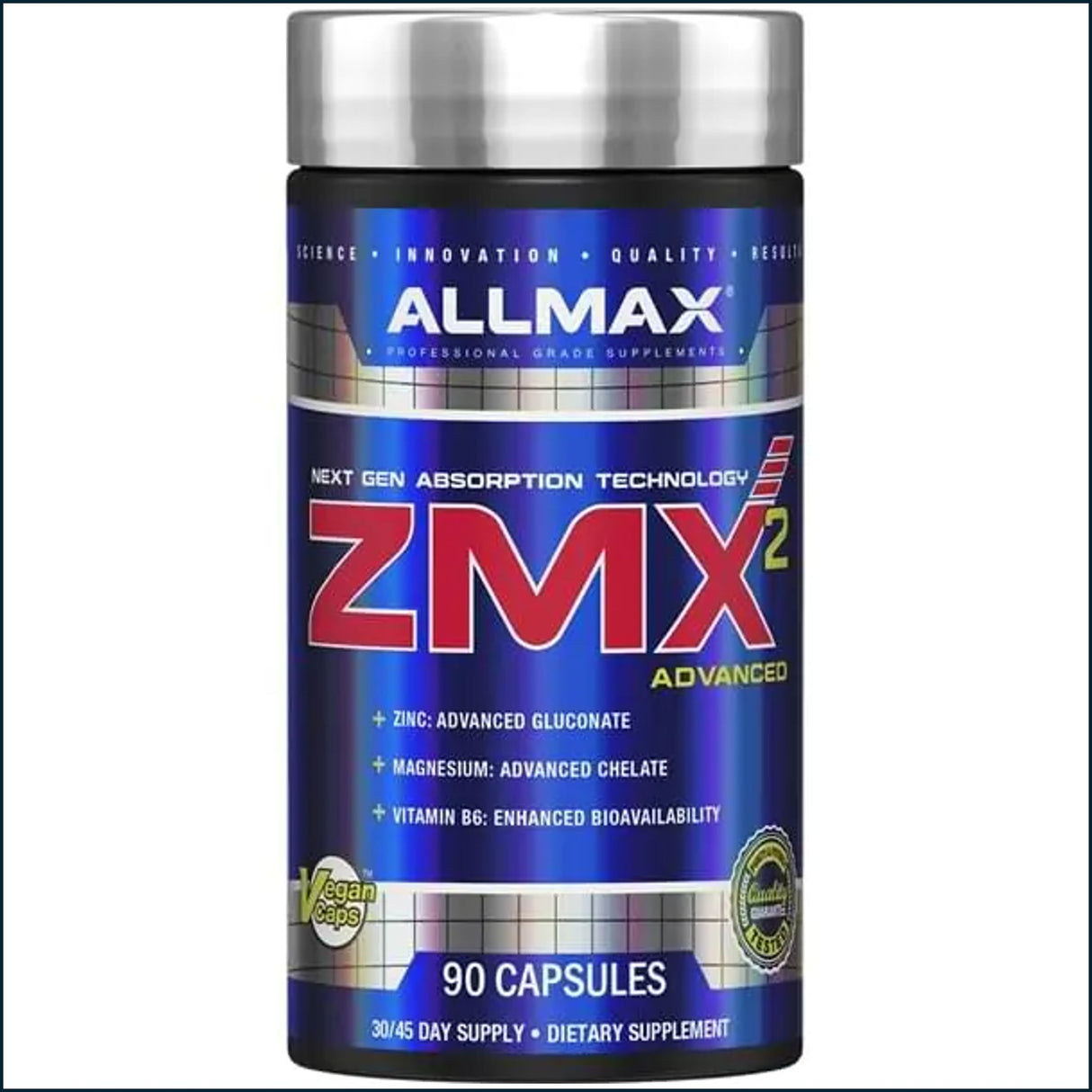 Allmax ZMX2 Advanced, 90 Capsules Testosterone Boosters Allmax Nutrition